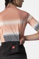 CASTELLI Rövid ujjú kerékpáros mez - DOLCE LADY - szürke/fekete/rózsaszín