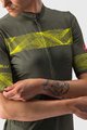 CASTELLI Rövid ujjú kerékpáros mez - FENICE LADY - sárga/zöld