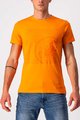 CASTELLI Rövid ujjú kerékpáros póló - SCORPION TEE - narancssárga