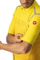 CASTELLI Rövid ujjú kerékpáros mez - GABBA ROS SPECIAL - sárga