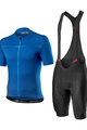 CASTELLI Rövid kerékpáros mez rövidnadrággal - CLASSIFICA - fekete/kék