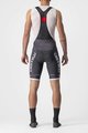 CASTELLI Rövid kerékpáros nadrág kantárral - COMPETIZION KIT - szürke