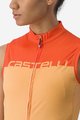 CASTELLI Ujjatlan kerékpáros mez - VELOCISSIMA LADY - narancssárga