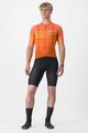 CASTELLI Rövid ujjú kerékpáros mez - CLIMBER'S 3.0 - narancssárga