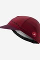 CASTELLI Kerékpáros sapka - ROSSO CORSA - bordó