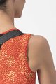CASTELLI Ujjatlan kerékpáros póló - PRO MESH 4 W LADY - narancssárga