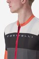 CASTELLI Rövid ujjú kerékpáros mez - SEZIONE - szürke/fekete/narancssárga