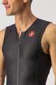 CASTELLI Kerékpáros overall - FREE SANREMO 2 - fekete