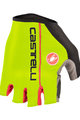 CASTELLI Kerékpáros kesztyű rövid ujjal - CIRCUITO - sárga/piros