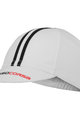 CASTELLI Kerékpáros sapka - ROSSO CORSA  - fekete/fehér