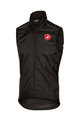 CASTELLI Kerékpáros mellény - SQUADRA - fekete