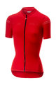 CASTELLI Rövid ujjú kerékpáros mez - PROMESSA 2.0 LADY - piros