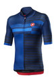 CASTELLI Rövid ujjú kerékpáros mez - MID WEIGHT PRO - kék