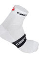 CASTELLI Klasszikus kerékpáros zokni - FREE 6 - fehér