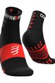 COMPRESSPORT Klasszikus kerékpáros zokni - TRAINING - fekete