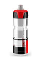 ELITE Kerékpáros palack vízre - CRYSTAL OMBRA 750 ml - áttetsző/piros/fekete
