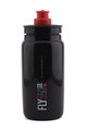 Kerékpáros palack vízre - FLY 550 ml  - fekete/piros