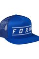 FOX Kerékpáros sapka - PINNACLE SNAPBACK - kék