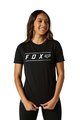 FOX Rövid ujjú kerékpáros póló - PINNACLE LADY - fekete