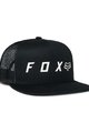 FOX Kerékpáros sapka - ABSOLUTE MESH SNAPBACK - fekete