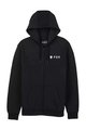 FOX Kerékpáros póló - ABSOLUTE FLEECE ZIP - fekete