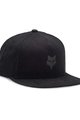 FOX Kerékpáros sapka - FOX HEAD SNAPBACK - fekete