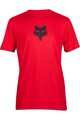 FOX Rövid ujjú kerékpáros póló - FOX HEAD PREMIUM - piros