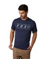 FOX Rövid ujjú kerékpáros póló - PINNACLE DRIRELEASE® - kék