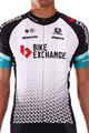 GIORDANA Rövid ujjú kerékpáros mez - BIKE EXCHANGE 2021 - fehér/fekete