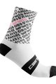 CASTELLI Klasszikus kerékpáros zokni - GIRO 103 - fekete/fehér