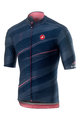 CASTELLI Rövid ujjú kerékpáros mez - GAVIA MORTILO 2019 - kék/rózsaszín