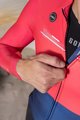 GOBIK Hosszú ujjú kerékpáros mez - SUPERCOBBLE - kék/piros