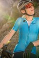 GOBIK Rövid ujjú kerékpáros mez - STARK ZIRCON LADY - kék/világoskék