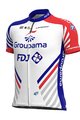 ALÉ Rövid ujjú kerékpáros mez - GROUPAMA FDJ 2020 - kék/piros/fehér