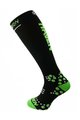 HAVEN Kerékpáros térd zokni - EVOTEC SILVER - fekete/zöld