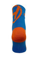 HAVEN Klasszikus kerékpáros zokni - LITE SILVER NEO - narancssárga/kék