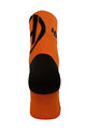 HAVEN Klasszikus kerékpáros zokni - LITE SILVER NEO - narancssárga/fekete