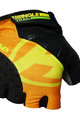 HAVEN Kerékpáros kesztyű rövid ujjal - SINGLETRAIL - narancssárga/fekete