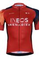 BONAVELO Rövid ujjú kerékpáros mez - INEOS GRENADIERS '25 - piros/kék