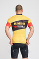BONAVELO Rövid ujjú kerékpáros mez - JUMBO-VISMA 2023 - fekete/sárga