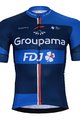 BONAVELO Rövid ujjú kerékpáros mez - GROUPAMA FDJ 2025 - fehér/piros/kék