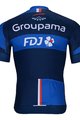 BONAVELO Rövid ujjú kerékpáros mez - GROUPAMA FDJ 2025 - fehér/piros/kék