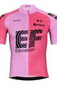 BONAVELO Rövid ujjú kerékpáros mez - EDUCATION-EASYPOST 2023 - rózsaszín/fekete