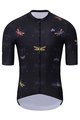 HOLOKOLO Rövid ujjú kerékpáros mez - DRAGONFLIES ELITE - fekete