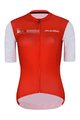 HOLOKOLO Rövid kerékpáros mez rövidnadrággal - VIBES LADY - piros/fehér/fekete