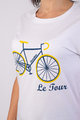 NU. BY HOLOKOLO Rövid ujjú kerékpáros póló - LE TOUR LEMON II. - fehér
