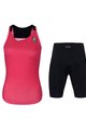 HOLOKOLO póló és rövidnadrág - ENERGY LADY - fekete/rózsaszín