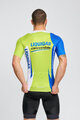 BONAVELO Rövid kerékpáros mez rövidnadrággal - LIQUIGAS CANNONDALE - kék/zöld/fekete