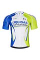 BONAVELO Rövid kerékpáros mez rövidnadrággal - LIQUIGAS CANNONDALE - kék/zöld/fekete