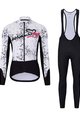 HOLOKOLO Kerékpáros téli kabát és nadrág - GRAFFITI LADY - fekete/fehér